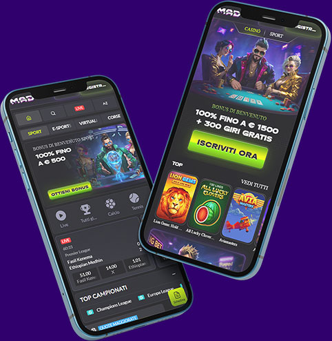 MadCasino su Dispositivi Mobili